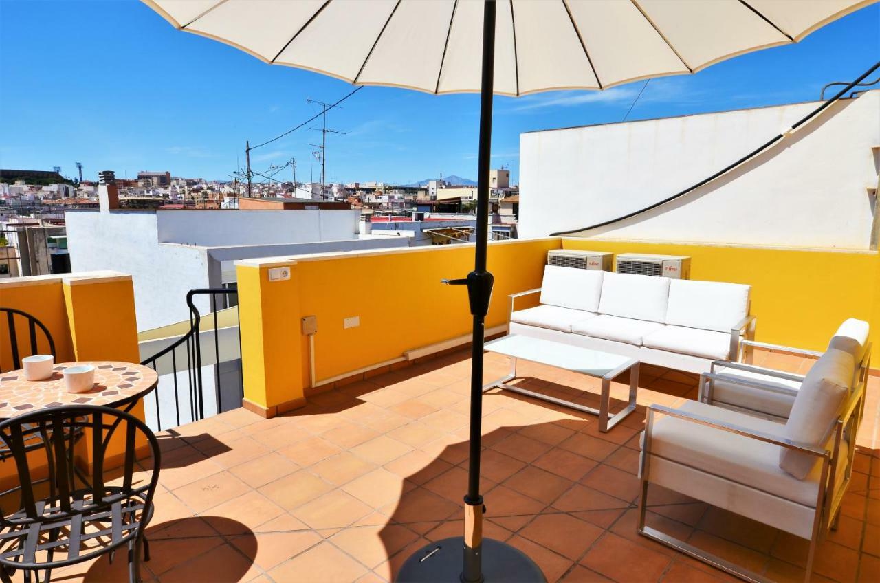 Rooftop Apartment With Three Terraces Alicante Bagian luar foto