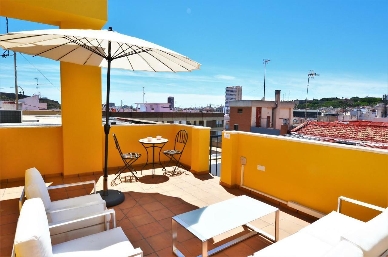 Rooftop Apartment With Three Terraces Alicante Bagian luar foto